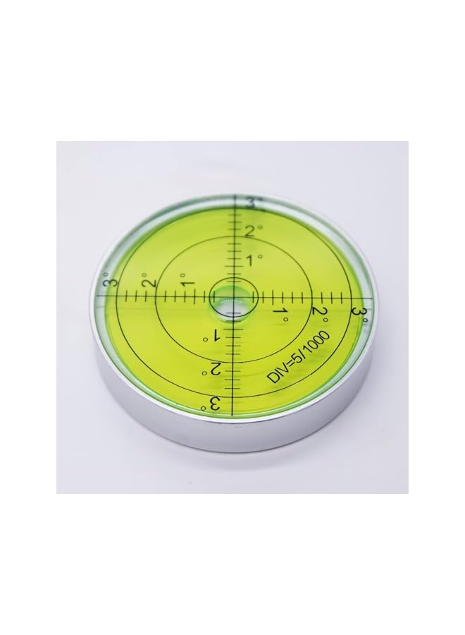 PROMASS promass Round Spirit Levels, 2.4 Inch 60mm High Precision Aluminium Bullseye Spirit Levels - Accurate Bubble Level for RV, Motorhome, Camping, Trailer, Construction, CNC Machines  - Image 4