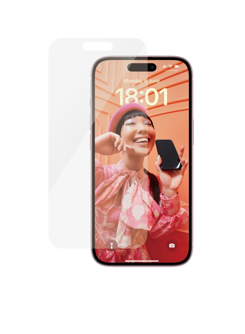 PanzerGlass Screen Protector iPhone 15 - Clear - Image 1
