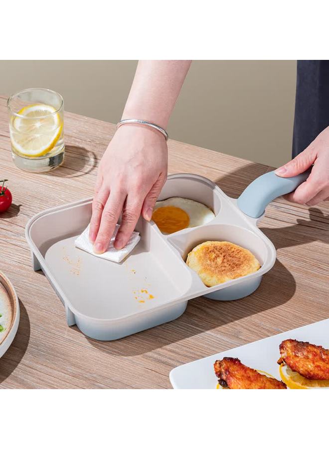 Debo Titanium Ceramic Breakfast Frying Pan 0 Coating Non-stick Multifunctional Quick Heat Frypan Easy To Clean - Image 5