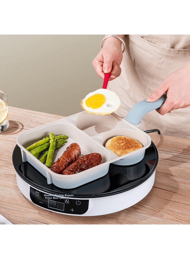 Debo Titanium Ceramic Breakfast Frying Pan 0 Coating Non-stick Multifunctional Quick Heat Frypan Easy To Clean - Image 3