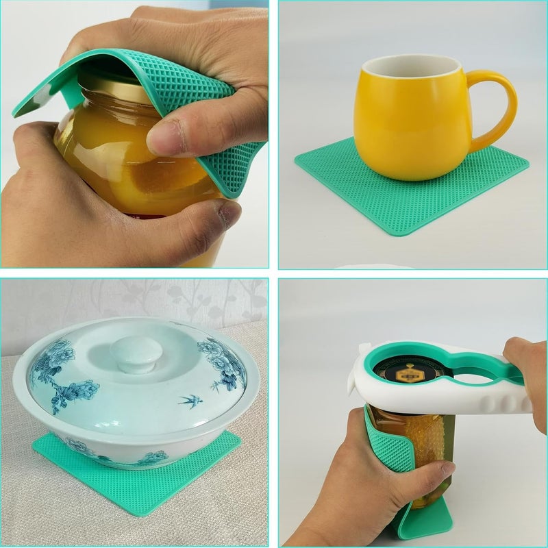 Otstar Latest Jar Opener and 5 in 1 Bottle Opener with Rubber Jar gripper Pad Ideal for Seniors with arthritis Weak Hands and Low Strength - Image 5