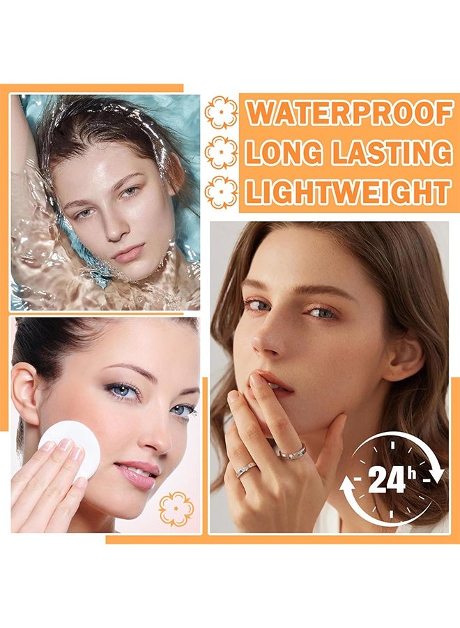 EELHOE Loose Face Powder,Translucent Powder Setting Powder Long Lasting Oil Control Loose Face Powder,Lightweight Face Finishing Powder,Even Skin Tone,Waterproof Setting Powder Foundation Makes Skin Downy 65g - Image 2