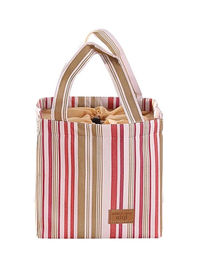 Generic Canvas Storage Lunch Bag Multicolour 13cm 