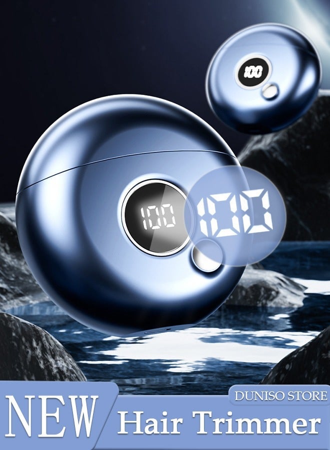 DUNISO Mini Shaver Portable Electric Shaver with LED Display Shaver Magnetic Cap Powerful Storm Shaver for Men Mini Electric Razor Type-C Fast Charging, Pocket Size USB Shaver for Travel - Image 1