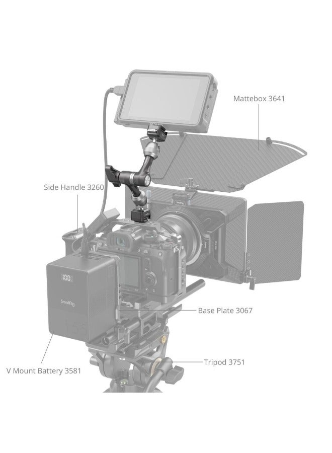 SmallRig HawkLock H21 Quick Release Rosette Magic Arm (7") - Image 5