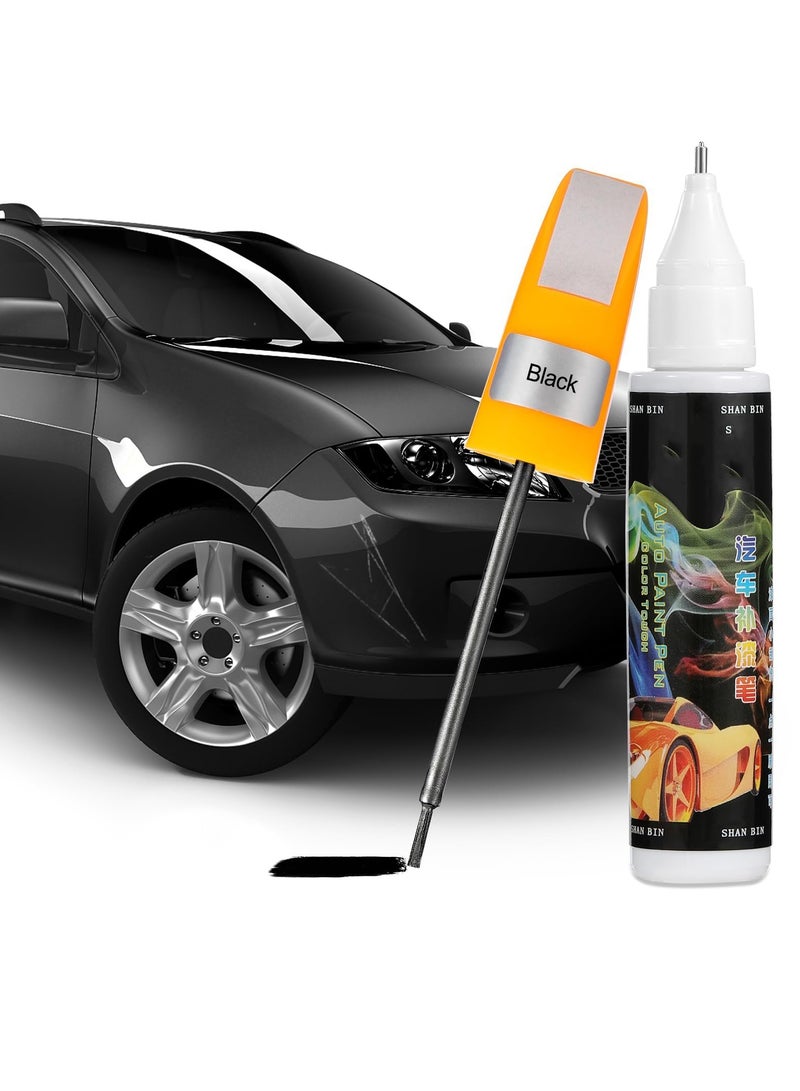SYOSI Car Scratch Repair Paste Car Scratch Removal for Cars Touch Up Paint for Cars Paint Scratch Repair 2 In 1 Car Paint Pen Car Scratch Remover for Deep and Minor Scratches 4 Pack Black - Image 1