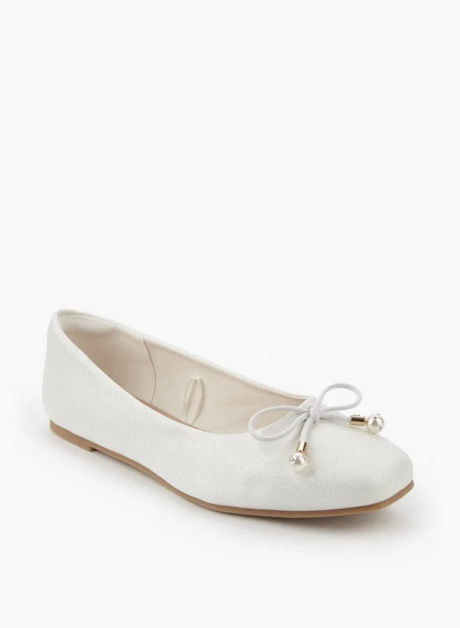 سيليست Women Bow Detail Ballerina Shoes Ramadan Collection