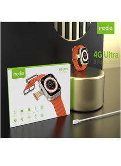 modio 4G Ultra 2.2 Inch HD Display Smart Watch with Three Set Strap For Men & Women  - Image 3