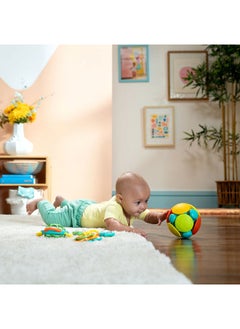 Bright Starts Catch Me Smile Gift Set – Rattle, 2 Teethers & Crawl Toy for Sensory Play & Soothing (3–36 Months)  - Image 5