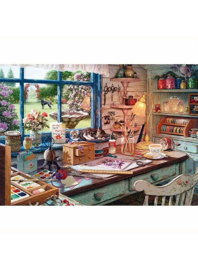 1000-Piece Large Jigsaw Puzzle – 70x50cm White Art Puzzle for Home  Café Décor, Stress Relief  Brain Training, Water-Resistant  Scratch-Resistant, Perfect Gift for , New Year, Thanksgiving, Easter  Family Gatherings - Image 2