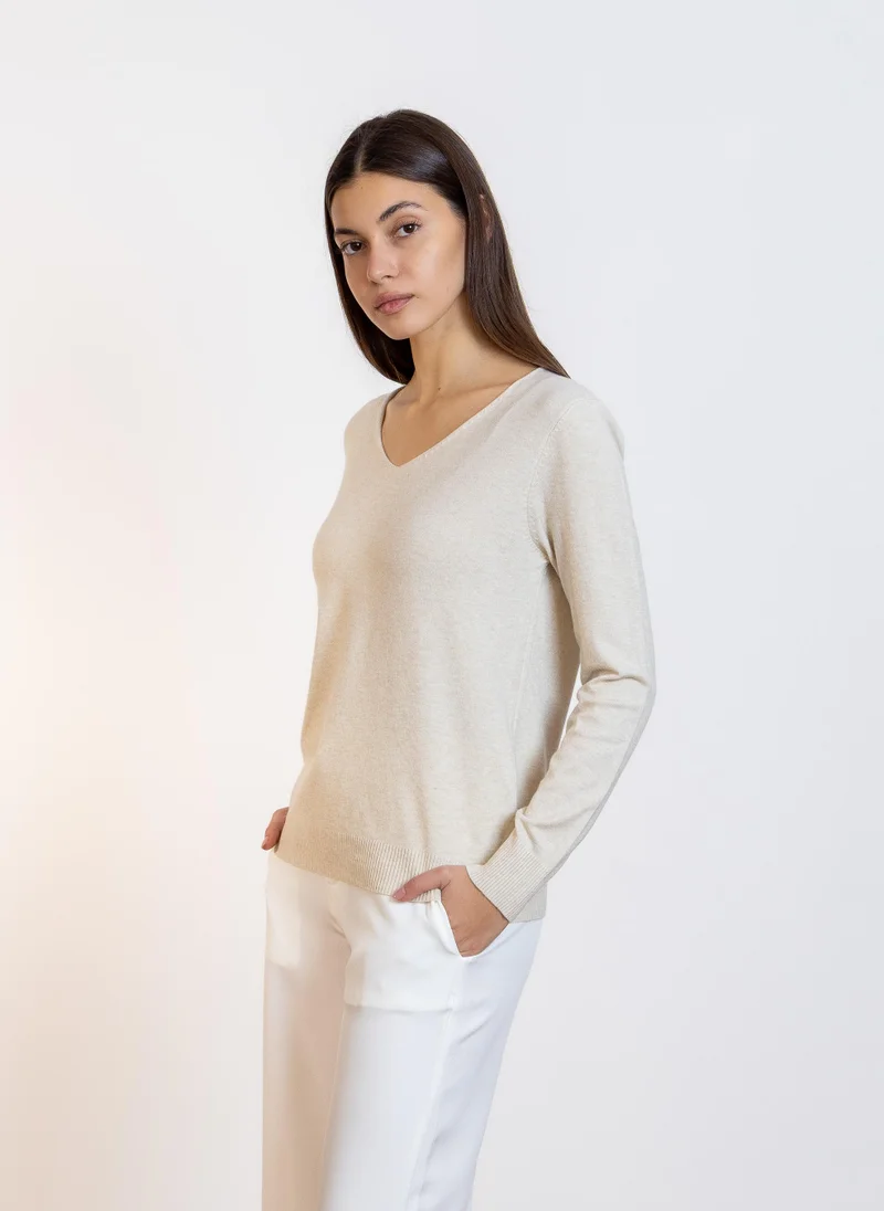 شايبس كنزة محبوكة سادة