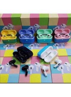 SHOPI InPods Pro Wireless Bluetooth Earphone In Ear Earbuds Smart Touch Stereo Headphones Macaron TWS Bluetooth 5.0 Sports Gaming Headset For IOS Android Phone Huawei Xiaomi Samsung OPPO Vivo - BLACK  - Image 3