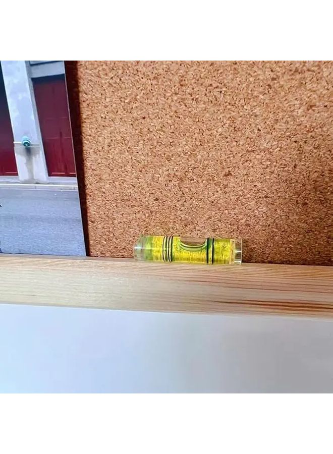20Pcs Mini Cylindrical Bubble Levels 8x35mm Acrylic Horizontal Spirit Level Tool - Image 4