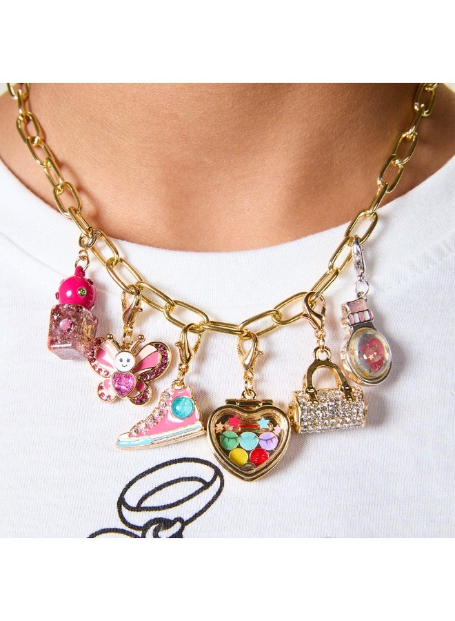 FAO Schwarz® Charm Squad Gold Necklace - Image 4