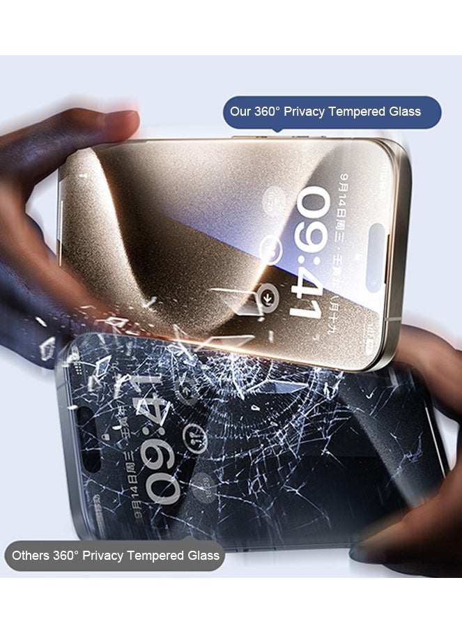 Exotic - iPhone 15 Pro Max Privacy Screen Protector, High Quality 360 Degree Privacy - Image 1