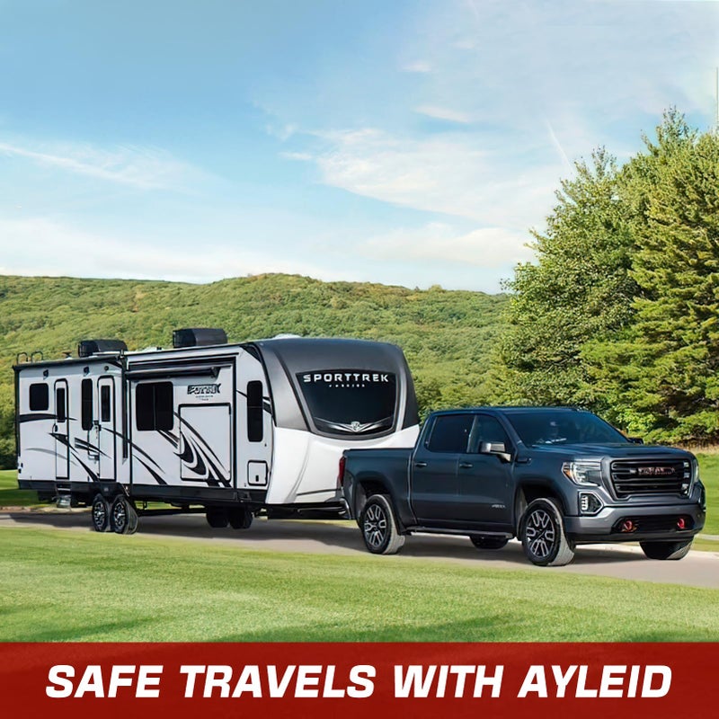 Ayleid Trailer Hitch Tri-Ball Mount with Hook & Pin Balls Sized 1-7/8 , 2 & 2-5/16 inches , Tow Hitch with Anti-Theft Locking Pin, Silver - Image 5