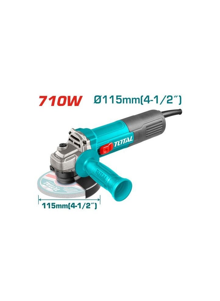 توتال - مكينة جلخ 4.5 " 710 وات - Image 1