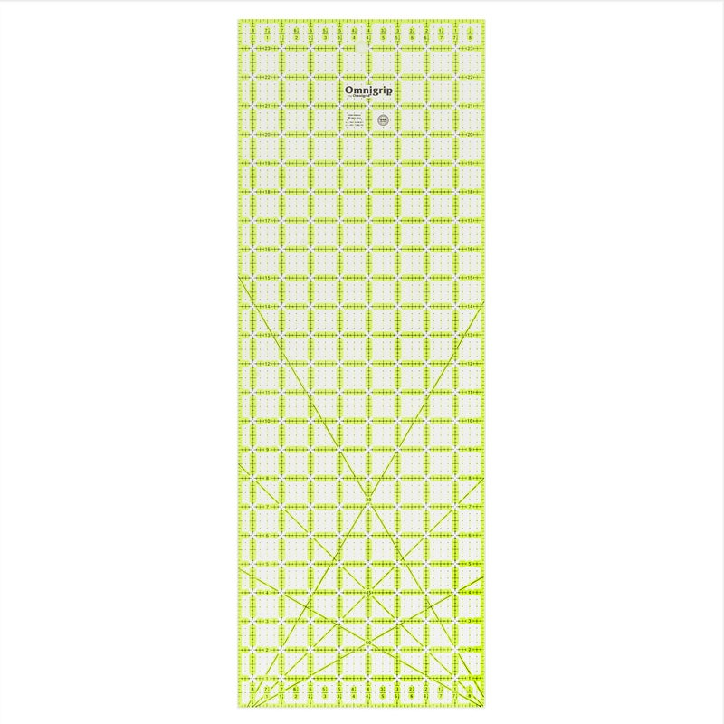 Omnigrid Omnigrip 8-1/2" x 24" Non-Slip Rectangle Quilting Ruler - Image 5