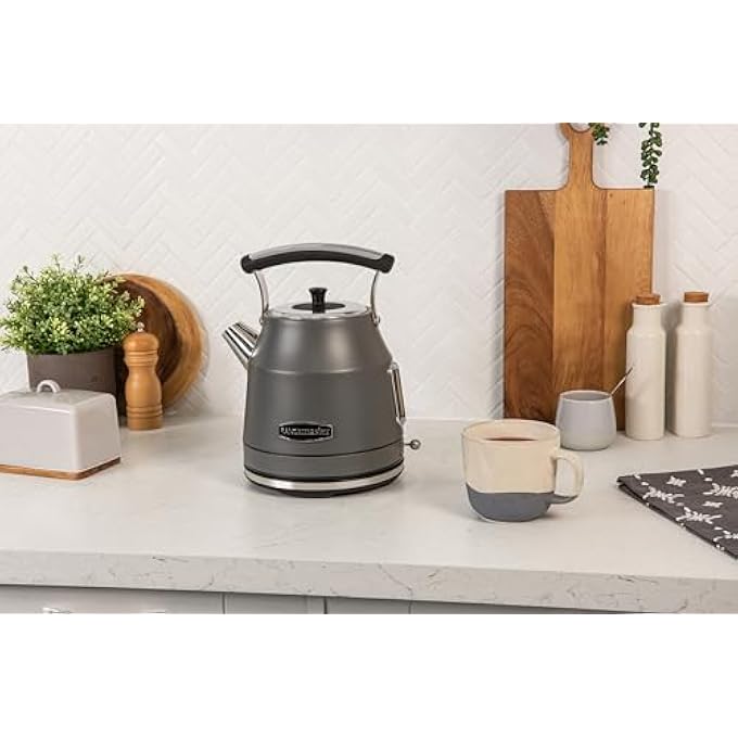 RangeMaster Rmcldk201Gy Grey Cordless Electric 17L 3Kw Classic Kettle With Quick  Quiet Boil Boil Dry Protection  2 Year Guarantee Grey - Image 5