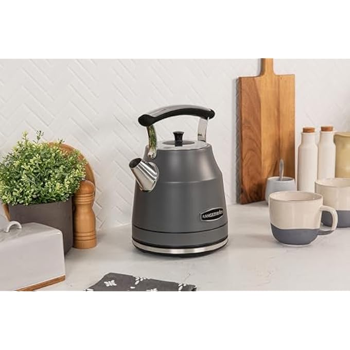 RangeMaster Rmcldk201Gy Grey Cordless Electric 17L 3Kw Classic Kettle With Quick  Quiet Boil Boil Dry Protection  2 Year Guarantee Grey - Image 4