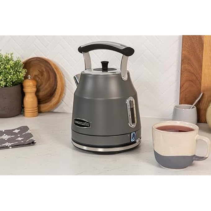 RangeMaster Rmcldk201Gy Grey Cordless Electric 17L 3Kw Classic Kettle With Quick  Quiet Boil Boil Dry Protection  2 Year Guarantee Grey - Image 3