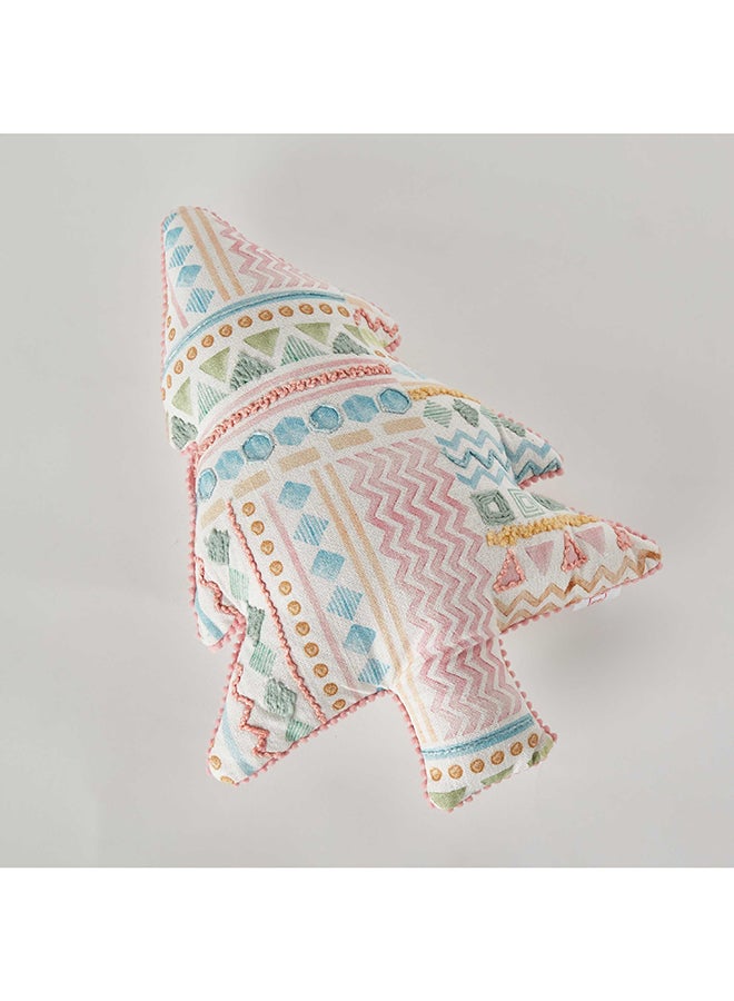 Home Box Glimmer Christmas Tree Shaped Cushion 30 x 35 cm  - Image 4