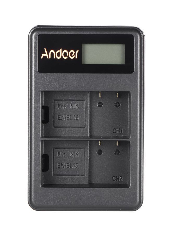 NIBEMINENT Rechargeable Camera Battery Charger For Nikon EN-EL15 Black  - Image 4