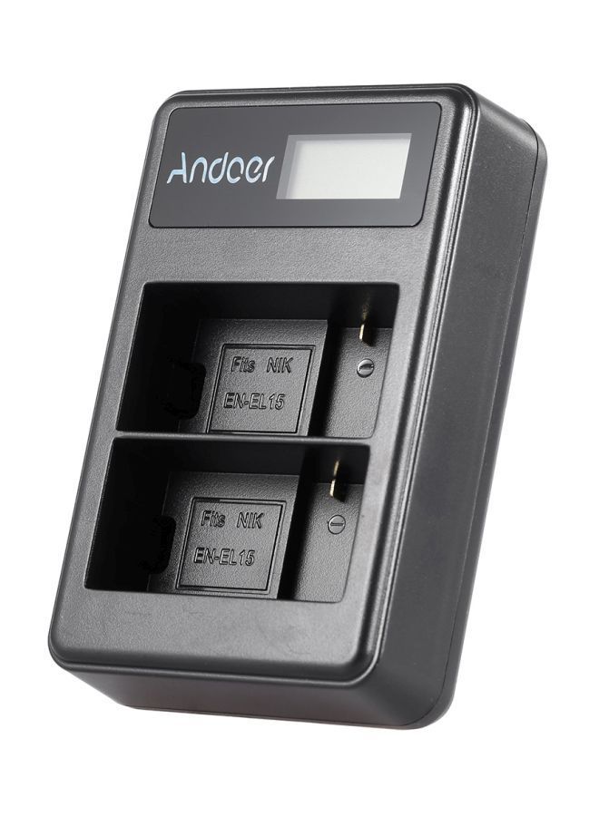 NIBEMINENT Rechargeable Camera Battery Charger For Nikon EN-EL15 Black  - Image 5