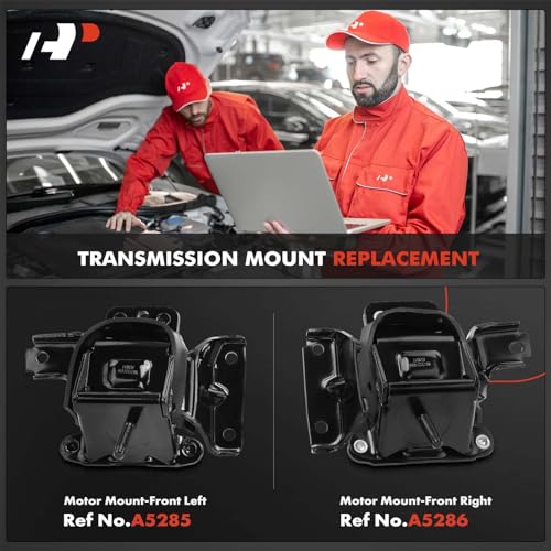 A-Premium 2PCS Front Left and Right Engine Motor Mount Kit Compatible with Ford Crown Victoria 2003-2011 & Lincoln Town Car 2009-2011 & Mercury Grand Marquis 2003-2011, Marauder 2003-2004, 4.6L - Image 2