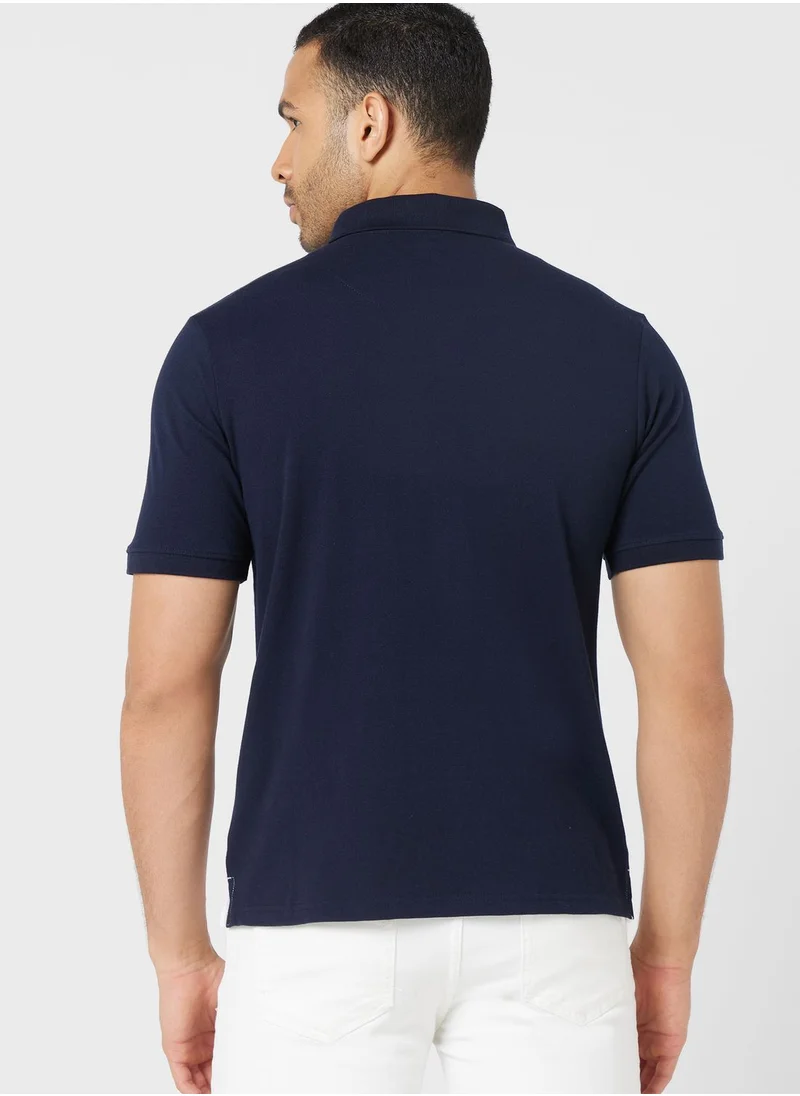 Seventy Five Colourblock Polo Shirt