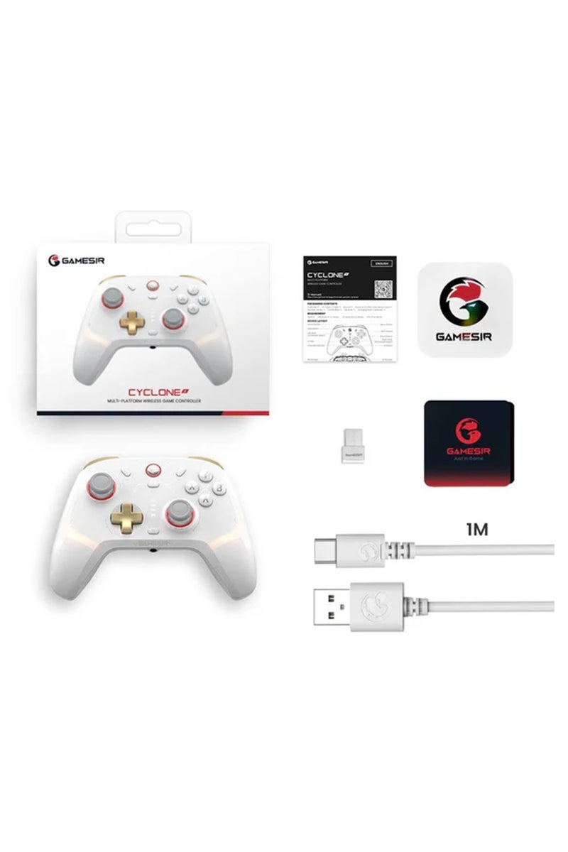 general Professional Gamepad Cyclone 2 Game Controller for PC Steam Switch Android iOS with RGB Lamp Wireless Audio Hall Linear Trigger and Micro Trigger Switch Six-Axis Gyroscope - Image 3