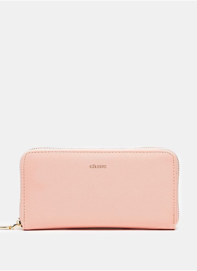 Celeste Women Textured Zip Around Wallet  - Image 1