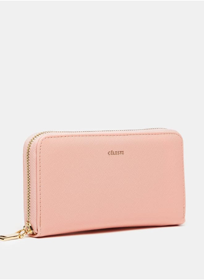 Celeste Women Textured Zip Around Wallet  - Image 2