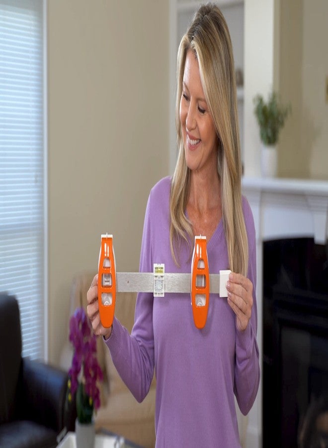 Spark Innovators Hang Hero - All in One Picture Hanging System! Measures Frame, Levels and Inserts Nails at The Perfect Depth and Angle. Includes Hang Hero Unit and (50) #17 Brad Nails! - Image 3