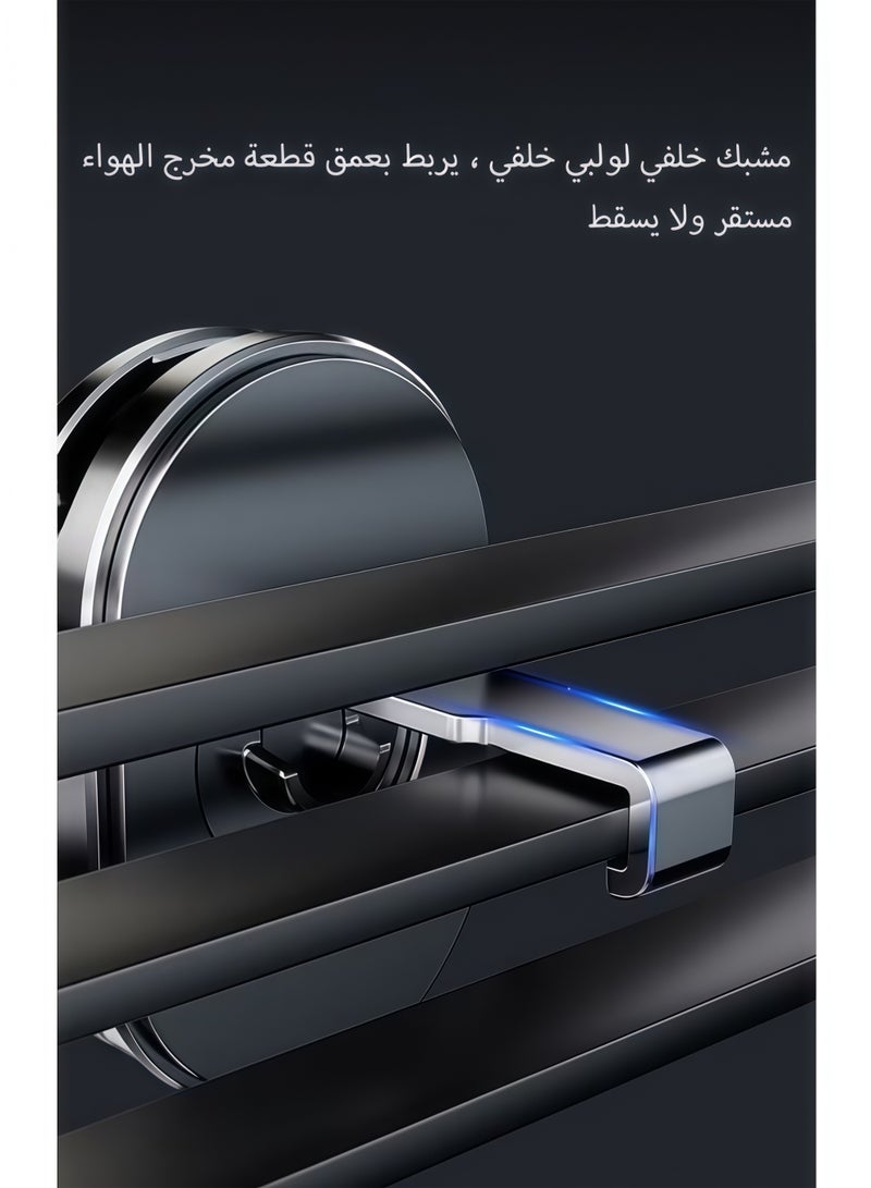 360° Adjustable Car Phone Holder, Rotatable Gravity Phone Mount with Extension Clip, Universal Air Vent Anti-Slip Holder for iPhone/for Samsung/All Smartphones Anti-Slip. - Image 2