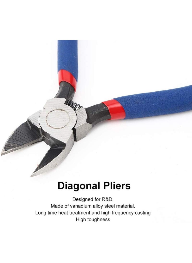 GGOOT Diagonal Plier Wire Cutter Cutting Pliers Hand Cutter Hardware Tool Alloy Steel Repair Tool - Image 4