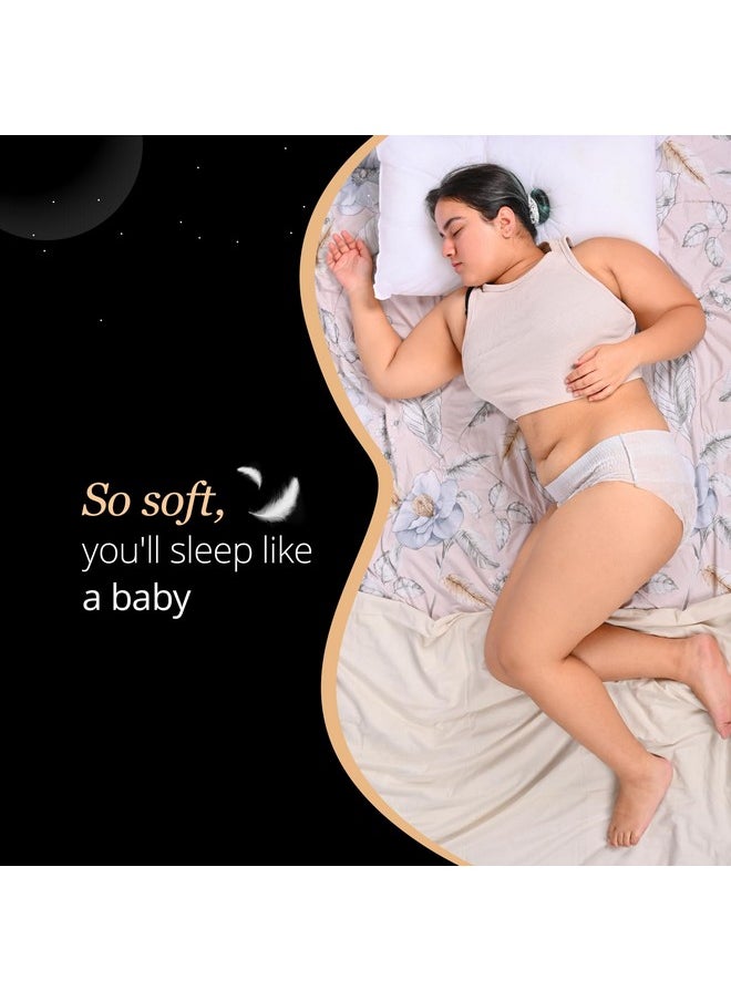 CARMESI Disposable Period Panties For Women - Pack Of 10 (M-L) | 360° Protection For Super Heavy Flow | Leak Proof & No Rashes | Maternity Panties | All Night Protection | Ultra Absorbent Core  - Image 5