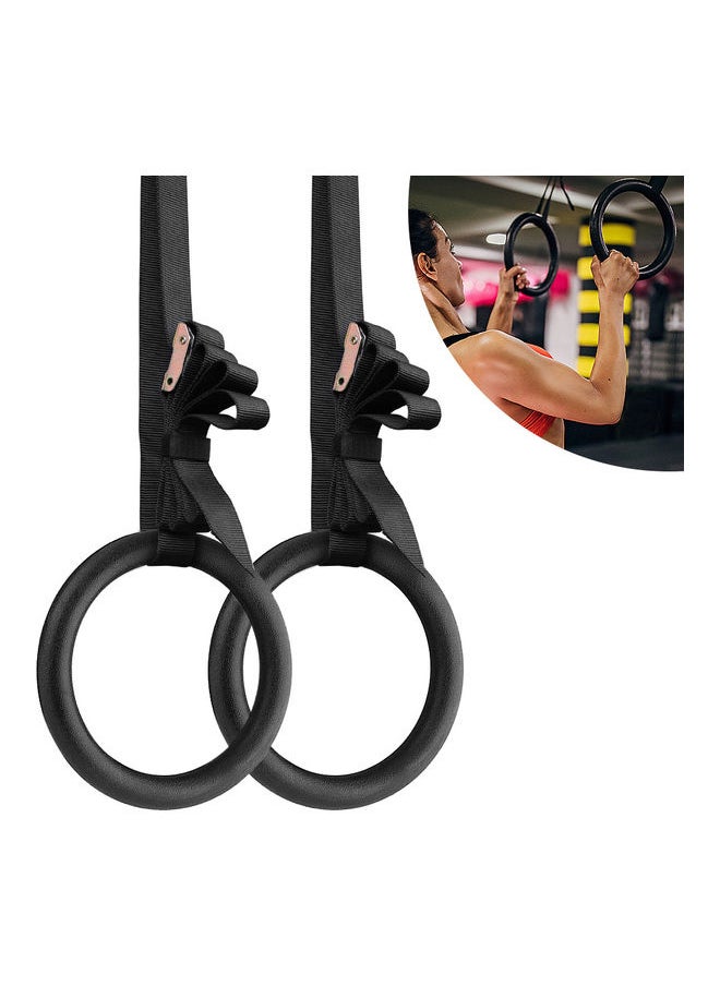 Loquat ABS Gymnastic Rings with Strap Set  - Image 3