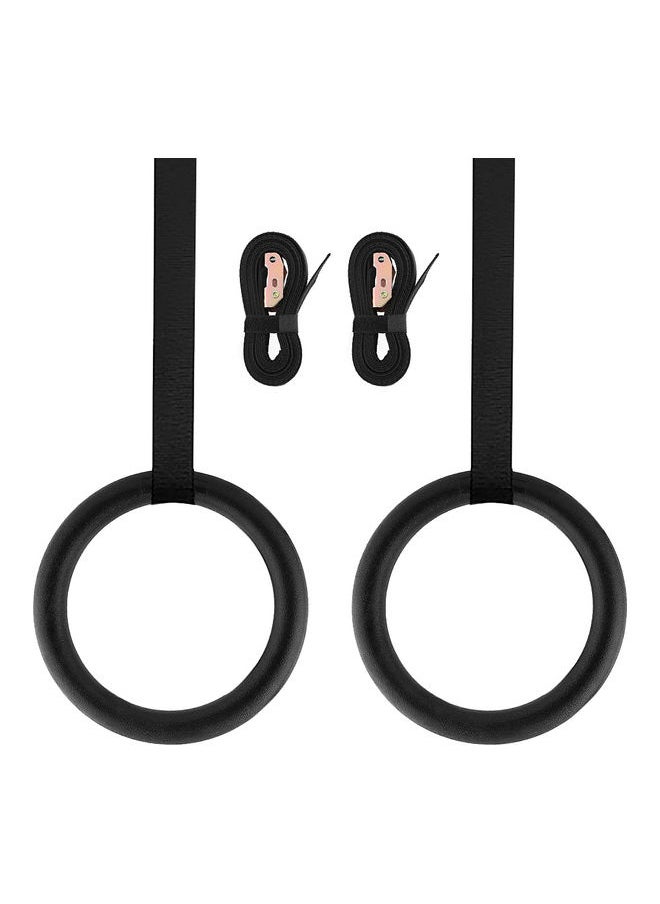 Loquat ABS Gymnastic Rings with Strap Set  - Image 1