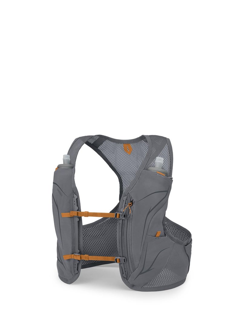 Osprey Duro LT Mens Running Hydration Vest with Hydraulics Soft Flasks Phantom GreyToffee Orange Small - Image 2