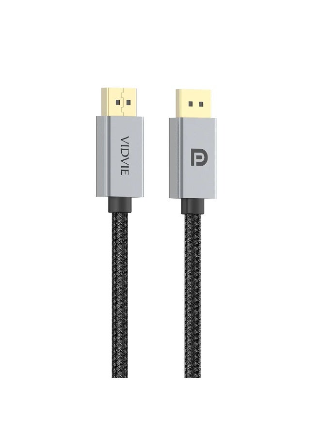 فيديفي كابل VIDVIE HD04 DisplayPort إلى DisplayPort عالي الدقة – بسرعة 18Gbps - Image 2