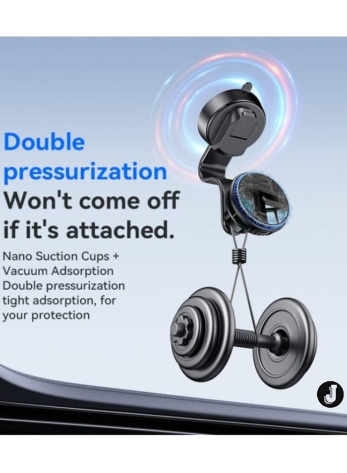 JAJEEK "Magnetic Wireless Charging Car Holder – Semiconductor Cooling & Dual Ambient Lighting" - Image 5