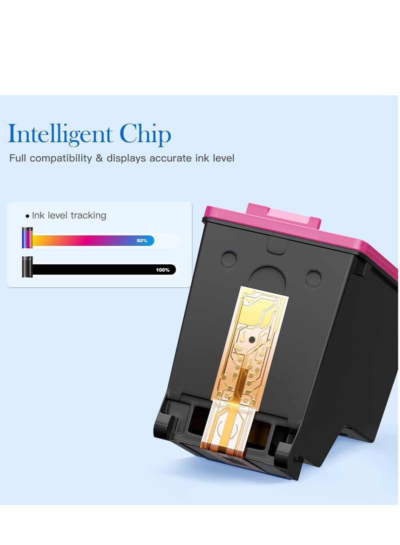 Valuetoner Remanufactured Ink Cartridges Replacement for HP 65XL 65 XL Combo Pack N9K04AN for Envy 5055 5052 5058 DeskJet 3755 2655 3720 3722 3723 3752 3758 2652 2624 High Yield Tray(2 Black) - Image 3