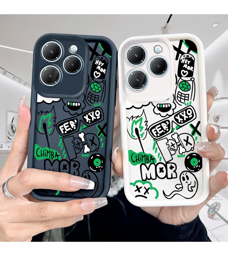 Phone Case Mixed Color 1 Designed For Hot 12 Play Compatible With Infinix Tecno Spark 20 Pro Plus Hot 9 10 11 20 30 40 Smart Note Pro Nova And Pop Series - Image 1