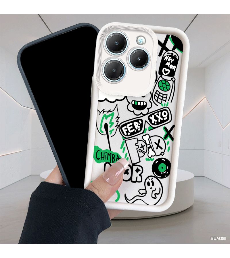 Phone Case Mixed Color 1 Designed For Hot 12 Play Compatible With Infinix Tecno Spark 20 Pro Plus Hot 9 10 11 20 30 40 Smart Note Pro Nova And Pop Series - Image 5