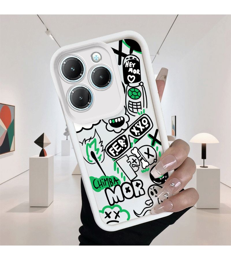 Phone Case Mixed Color 1 Designed For Hot 12 Play Compatible With Infinix Tecno Spark 20 Pro Plus Hot 9 10 11 20 30 40 Smart Note Pro Nova And Pop Series - Image 3