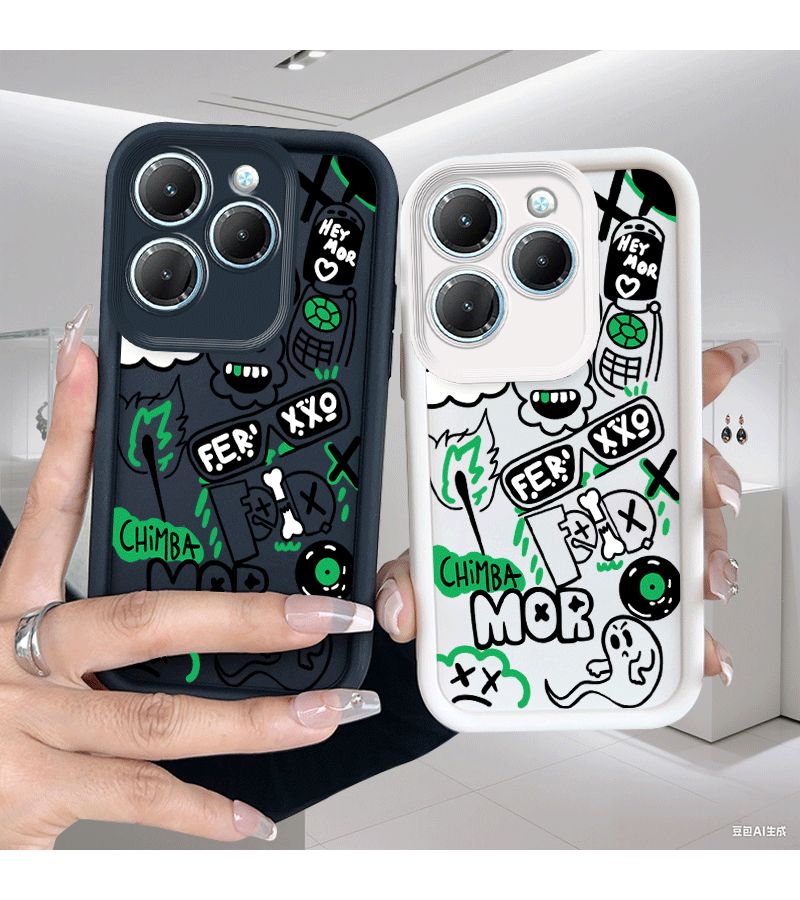 Phone Case Mixed Color 1 Designed For Hot 12 Play Compatible With Infinix Tecno Spark 20 Pro Plus Hot 9 10 11 20 30 40 Smart Note Pro Nova And Pop Series - Image 2