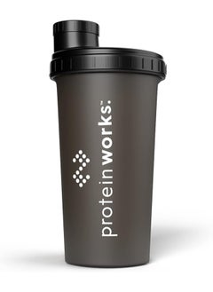 THE PROTEIN WORKS Sleakster Shaker Durable And Leak Proof Smoked Black 700Ml  - Image 2