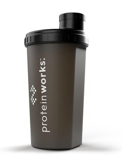 THE PROTEIN WORKS Sleakster Shaker Durable And Leak Proof Smoked Black 700Ml  - Image 1