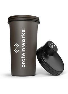 THE PROTEIN WORKS Sleakster Shaker Durable And Leak Proof Smoked Black 700Ml  - Image 3